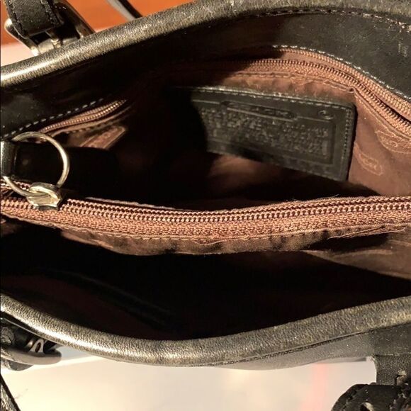 Euc Coach Legacy black leather tote purse bucket bag vintage c2w-9803 - Picture 8 of 12